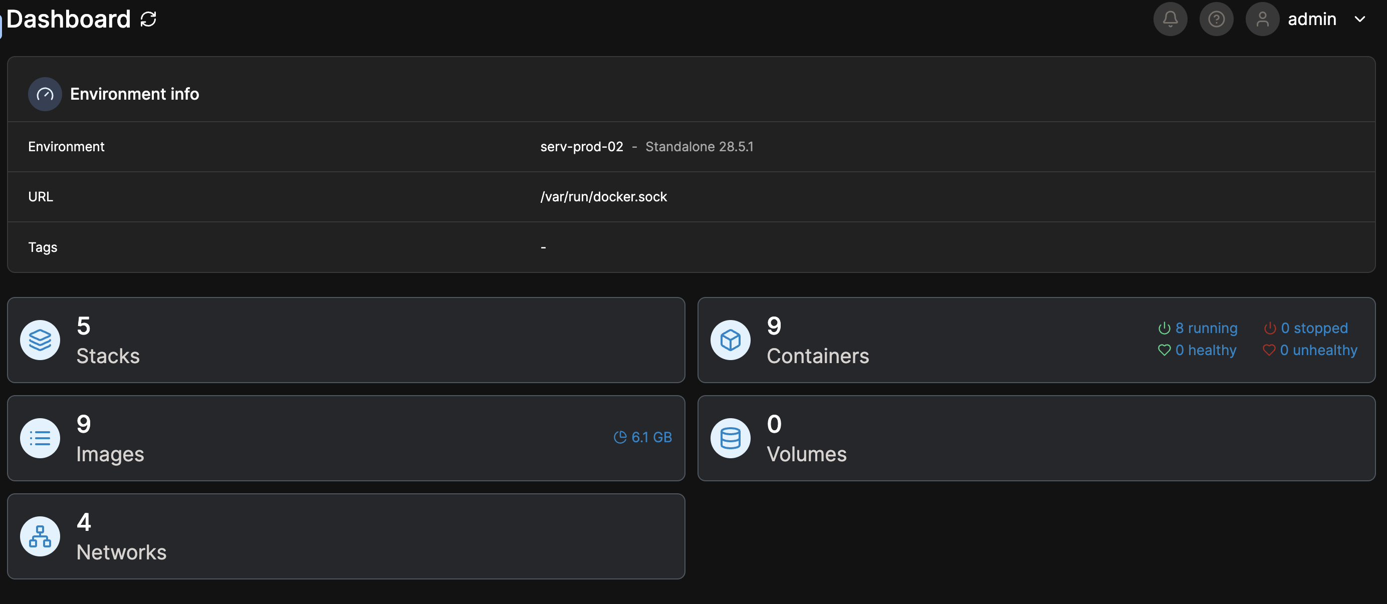 portainer-env-dashboard