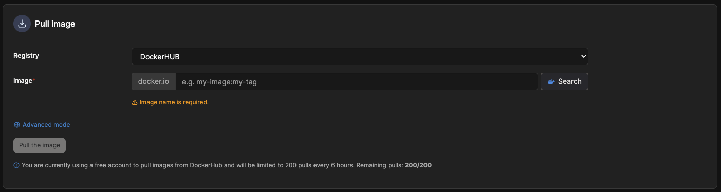 portainer-pull-image